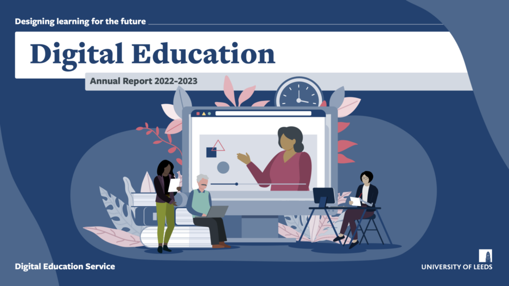 Front cover of the digital education annual report 2022-23