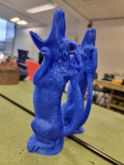 3d printed statuette in the shape of a dragon